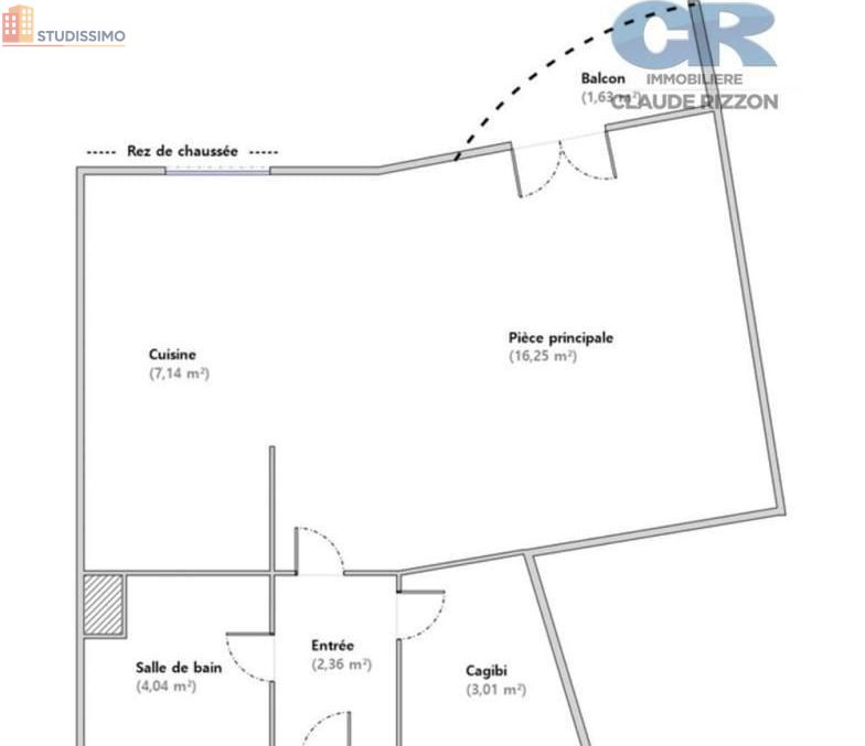 Studio 32m² Metz - Lumineux, DPE D - Photo 2