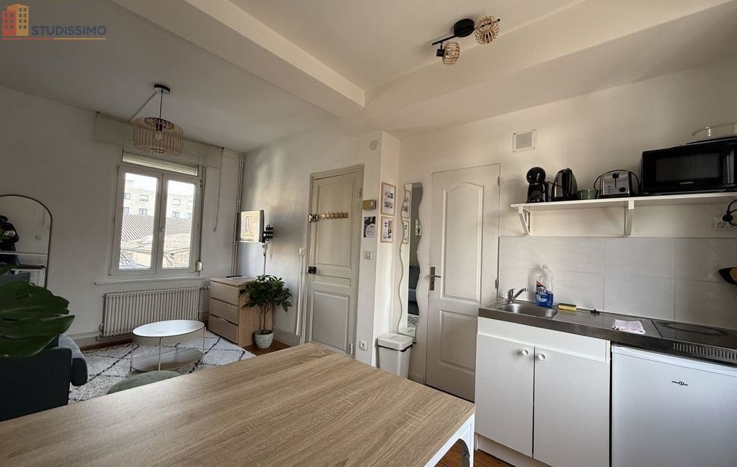 Studio meublé 18m² Amiens 80000 - Meublé, DPE D - Photo 1