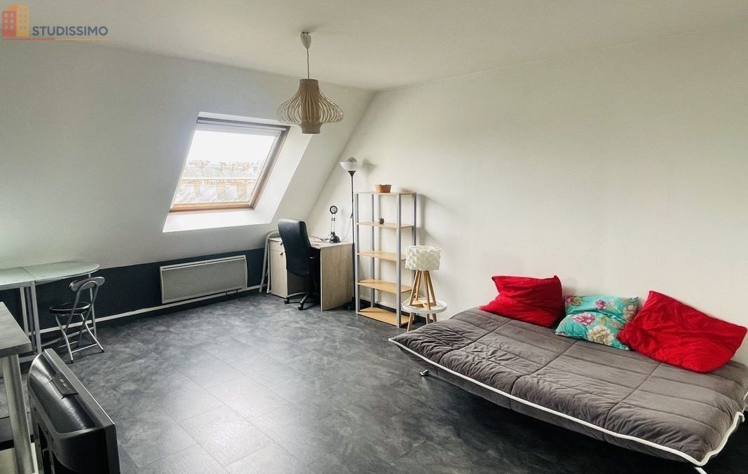 Studio meublé 26m² Amiens centre - Lumineux, dernier étage - Photo 7