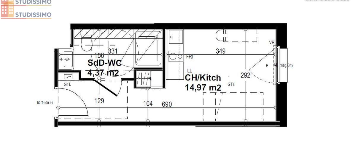 Studio 19m² Thionville - DPE B - Photo 6
