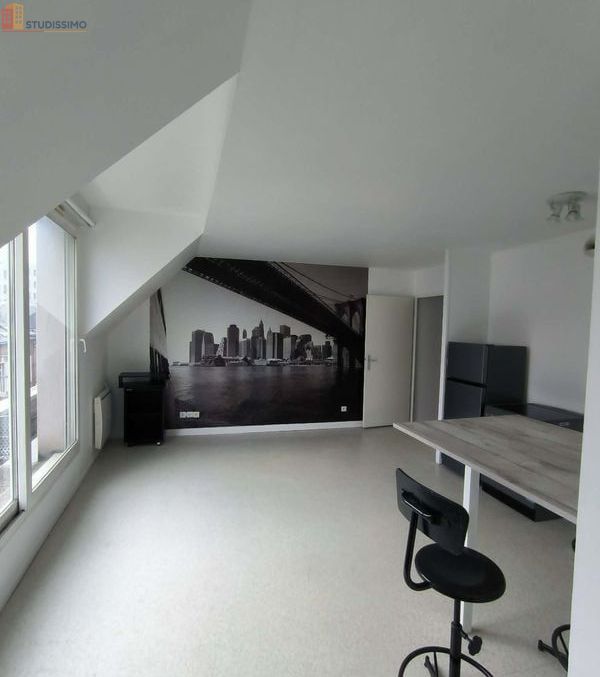 Studio 33m² Amiens - DPE D, 3e étage - Photo 2