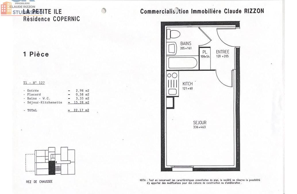 Studio 22m² Metz 57050 - Photo 3