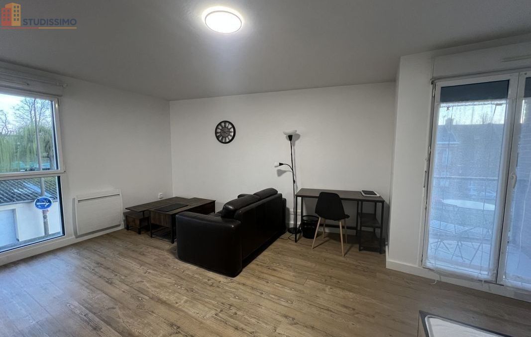 Studio 33m² Amiens 80000 - Meublé, DPE D - Photo 2