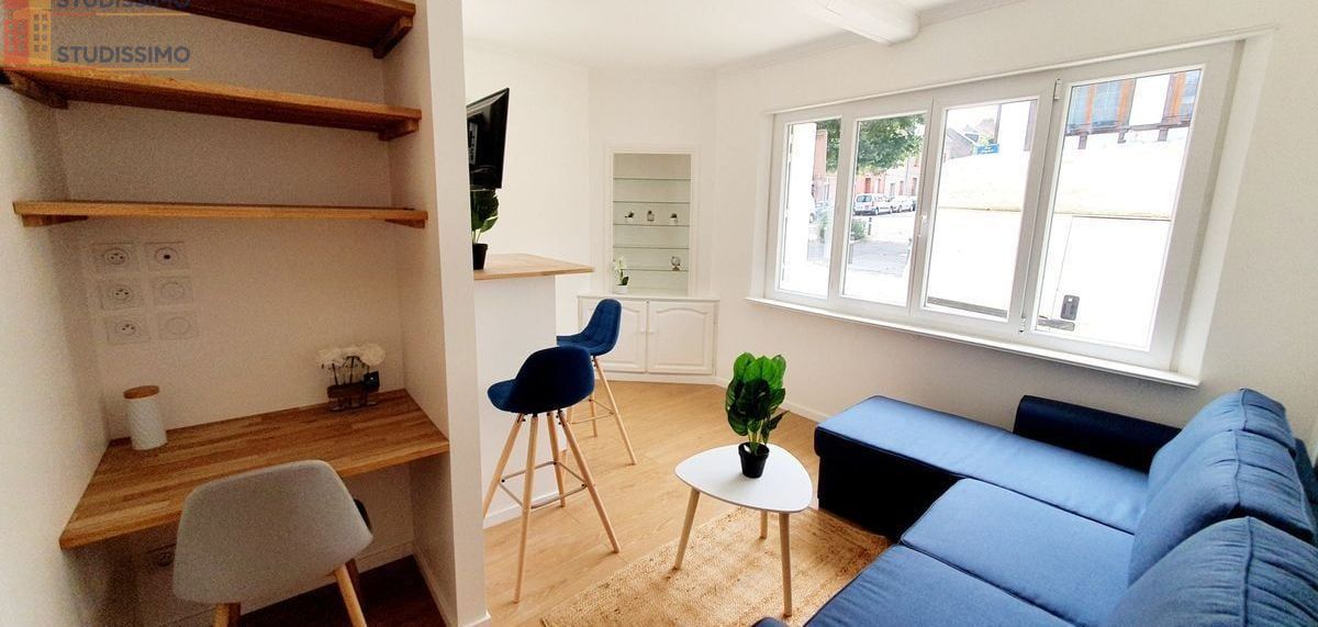 Studio meublé 18m² Amiens - Meublé, DPE D - Photo 4