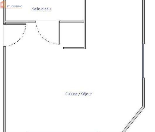 Studio meublé 18m² Amiens - Meublé, DPE D - Photo 1