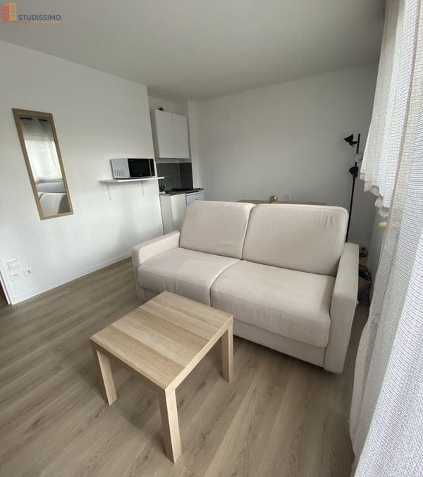 Studio meublé 22m² Amiens - Meublé, DPE D - Photo 3
