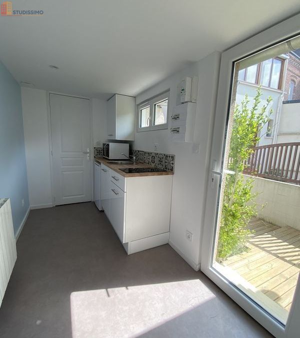 Studio meublé 24m² Amiens centre - Lumineux - Photo 14