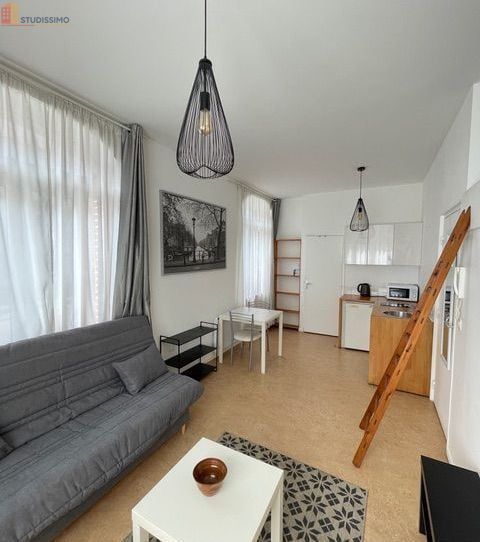 Studio meublé 21m² Amiens centre - Lumineux, quartier St-Jacques - Photo 2