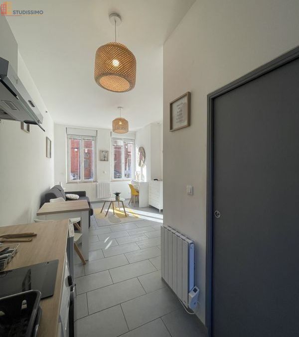 Studio meublé 23m² Amiens 80000 - Meublé, DPE D - Photo 6
