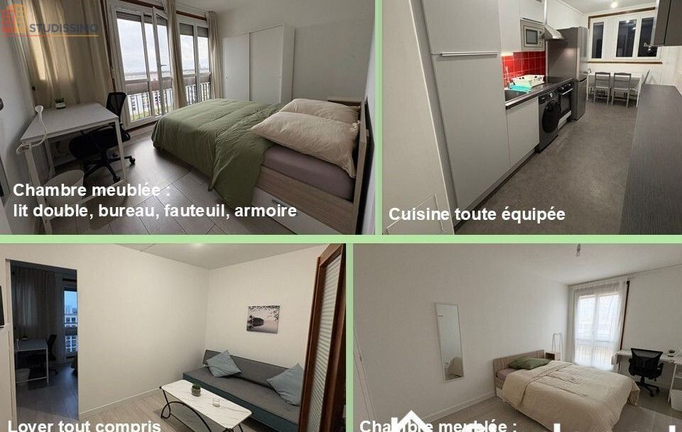 Studio meublé 10m² Amiens 80080 - Calme, en étage élevé - Photo 9