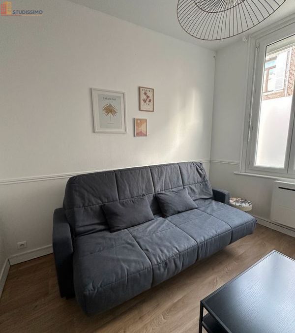 Studio meublé 20m² Amiens 80000 - Meublé, DPE D - Photo 12