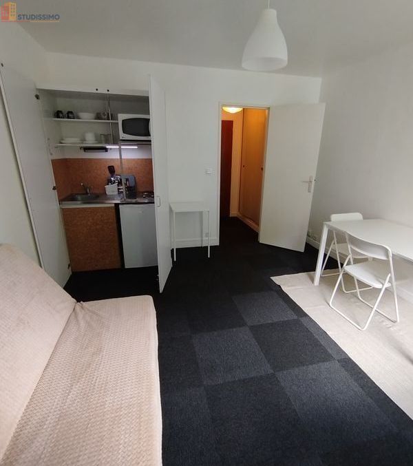 Studio meublé 21m² Amiens centre-sud - Proche CHU, calme - Photo 2