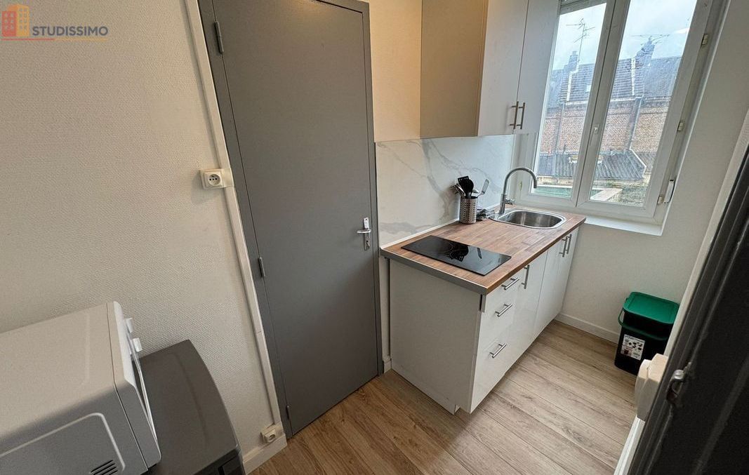 Studio meublé 21m² Amiens 80000 - Meublé, DPE D - Photo 3