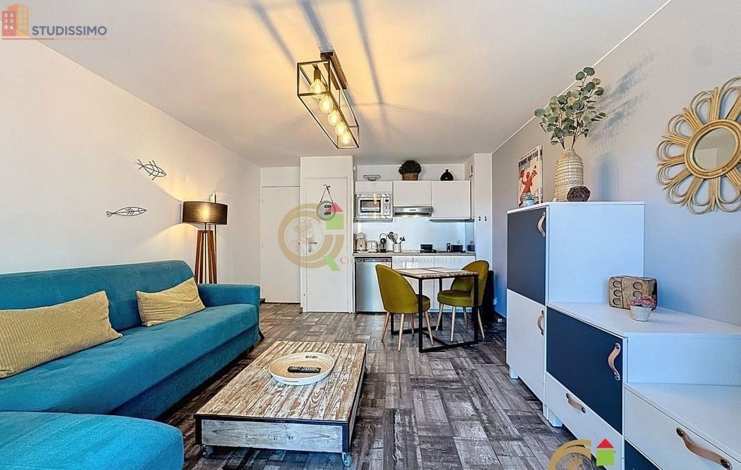 Studio 24m² Le Touquet-Paris-Plage - 1er étage, DPE D - Photo 2