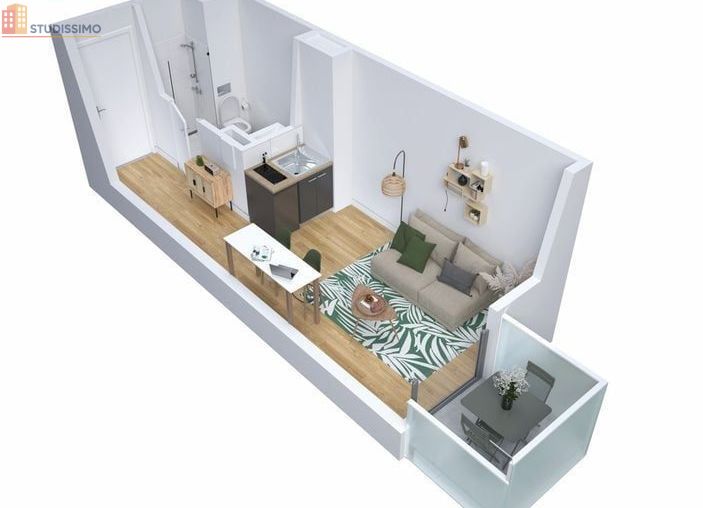 Studio 18m² Calais 62100 - Proche commodités - Photo 5
