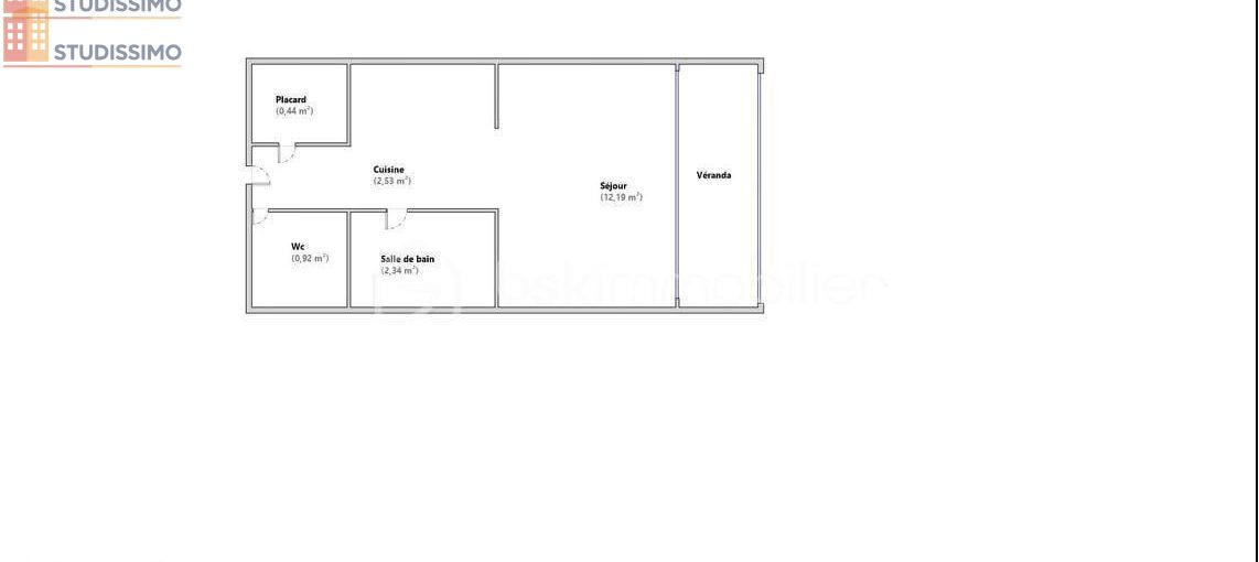 Studio 18m² Royat - 2e étage, lumineux - Photo 2