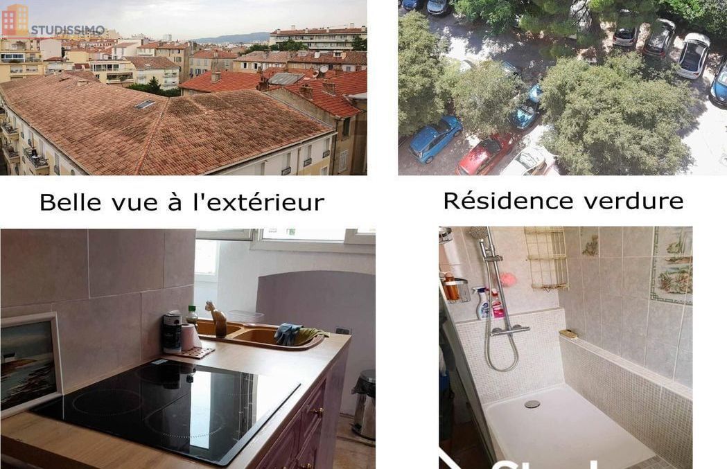Studio meublé 10m² Toulon 83000 - Lumineux, 7e étage - Photo 3