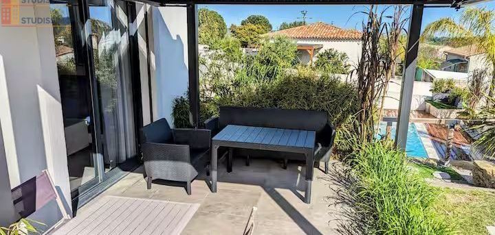 Studio meublé 20m² La Crau - Terrasse, parking disponible - Photo 8