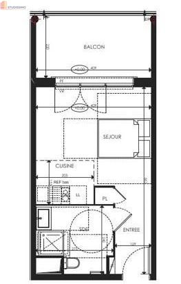 Studio 25m² Draguignan - 1er étage - Photo 3