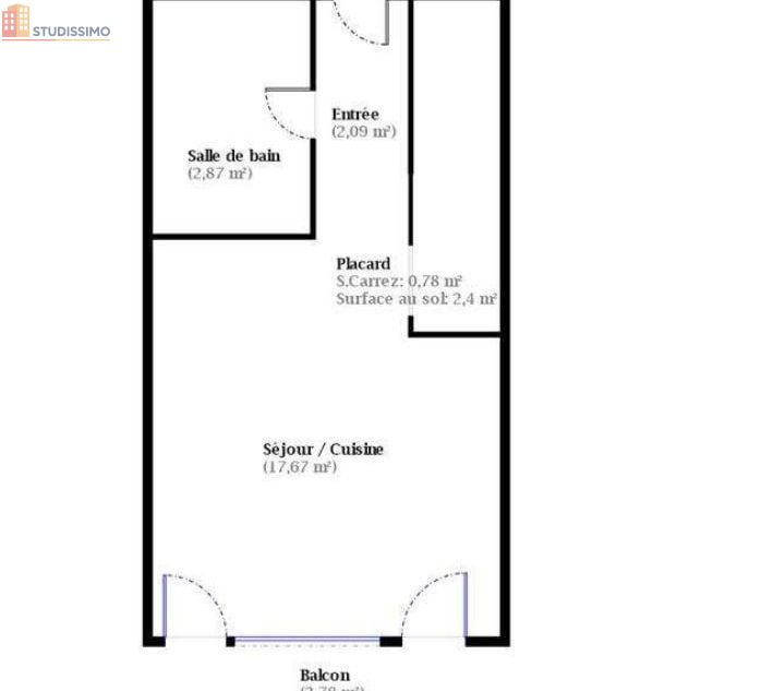 Studio 26m² Bagnères-de-Bigorre - DPE D, 1 pièce - Photo 4