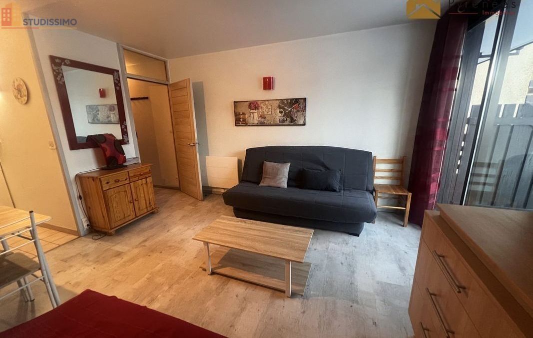 Studio 27m² Saint-Lary-Soulan - Étage élevé, vue montagne - Photo 1