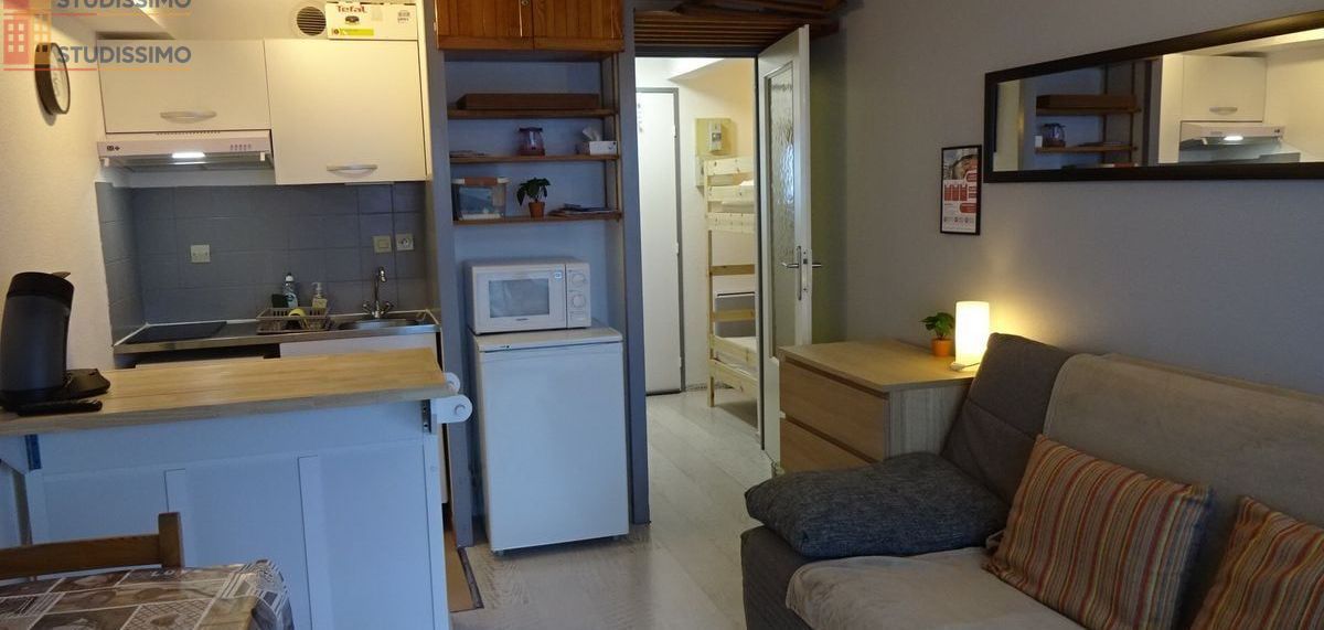 Studio 22m² Saint-Lary-Soulan - Étage élevé, vue montagne - Photo 12
