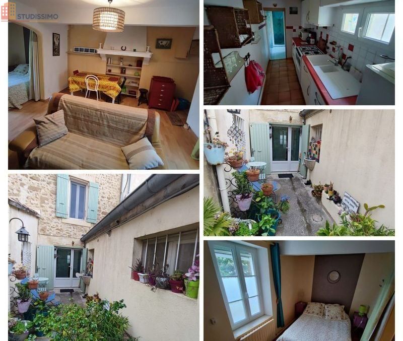 Studio meublé 38m² Sainte-Cécile-les-Vignes - Meublé, cour intérieure - Photo 6