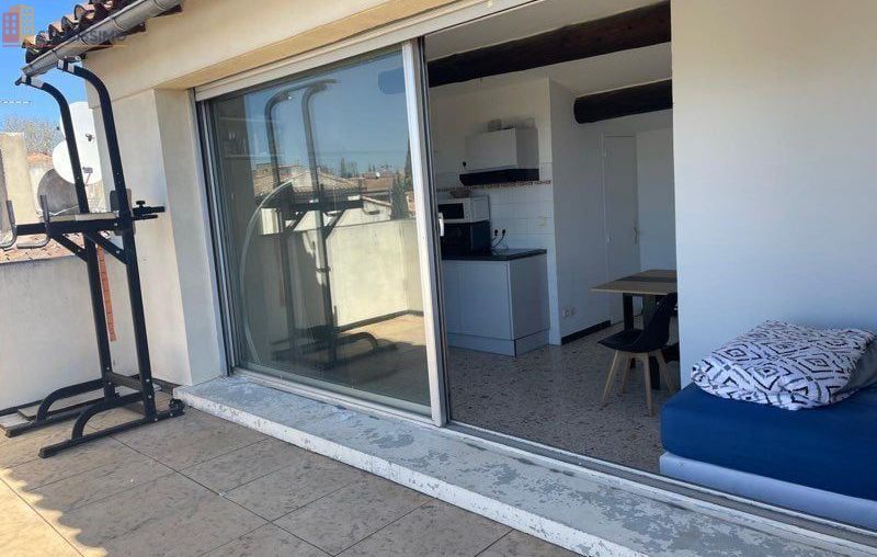 Studio meublé 27m² Aubignan - Coin nuit, dernier étage - Photo 4
