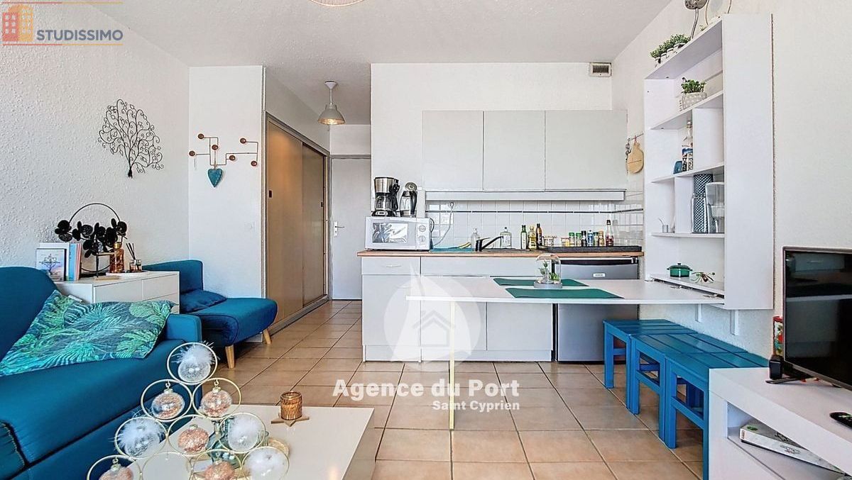 Studio 23m² Le Barcarès - 1er étage - Photo 8
