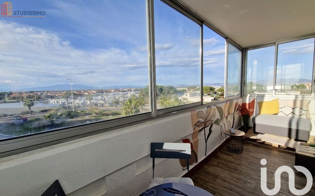 Studio 30m² Le Barcarès - Étage élevé, vue dégagée - Photo 4