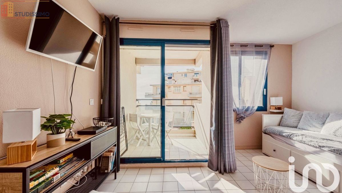 Studio 22m² Canet-en-Roussillon - Étage élevé, DPE C - Photo 15