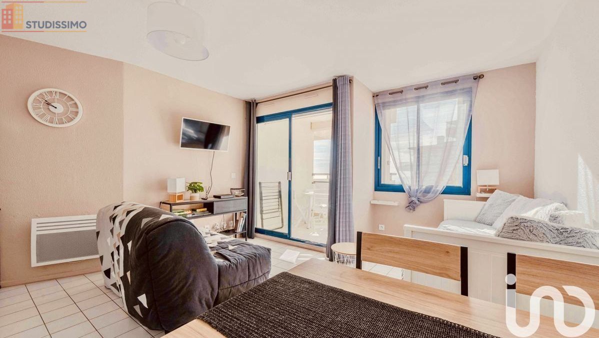 Studio 22m² Canet-en-Roussillon - Étage élevé, DPE C - Photo 14