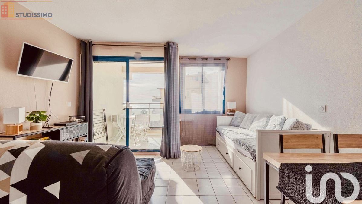 Studio 22m² Canet-en-Roussillon - Étage élevé, DPE C - Photo 13