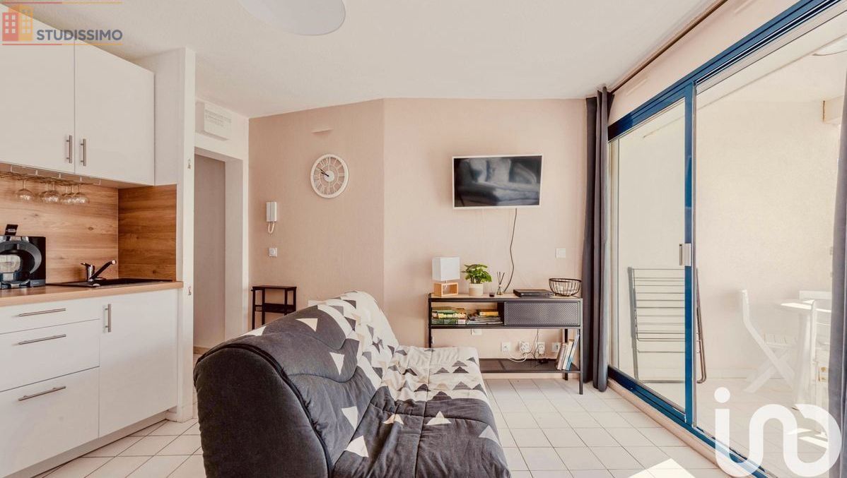 Studio 22m² Canet-en-Roussillon - Étage élevé, DPE C - Photo 7