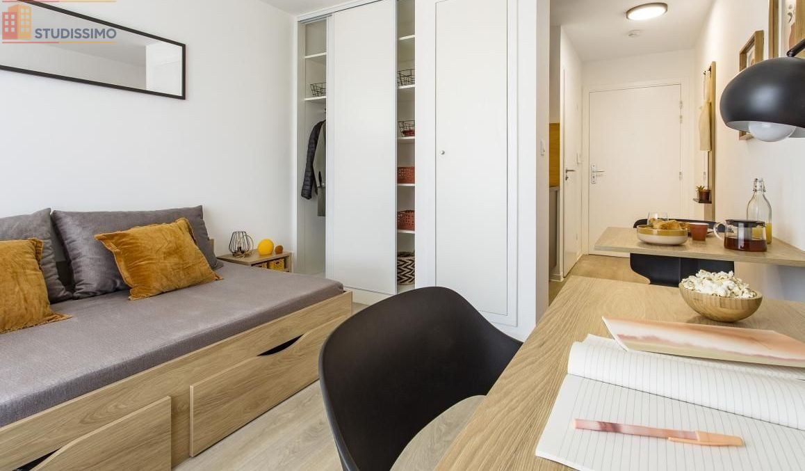 Studio meublé 18m² Poitiers - Meublé, DPE C - Photo 1