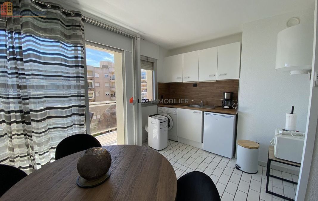 Studio 23m² Canet-en-Roussillon - 5e étage, lumineux - Photo 7