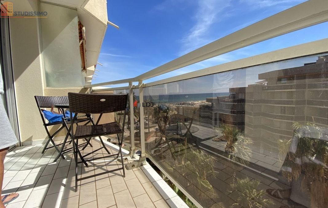 Studio 23m² Canet-en-Roussillon - 5e étage, lumineux - Photo 2