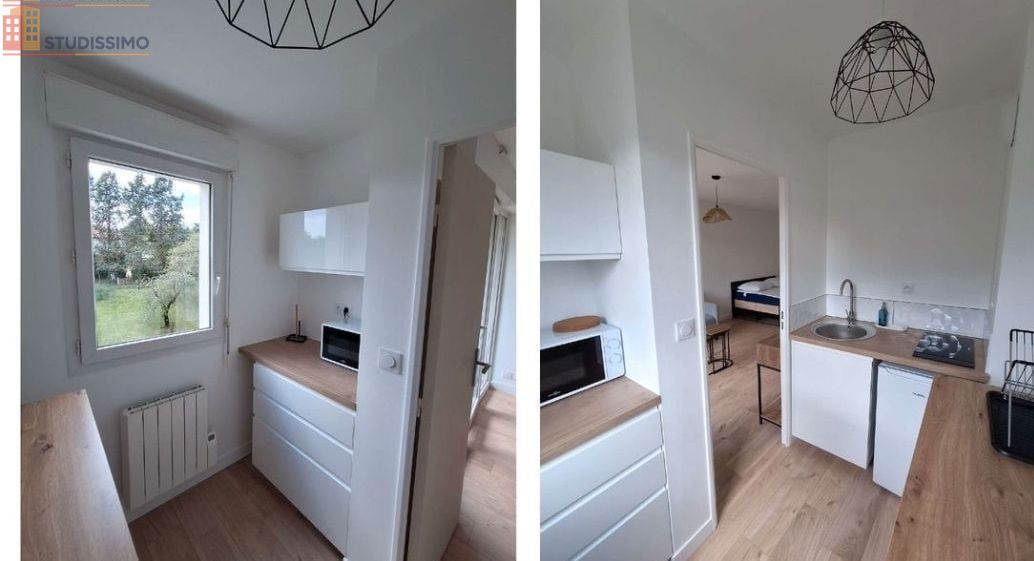Studio meublé 27m² Poitiers - Balcon, lumineux - Photo 1