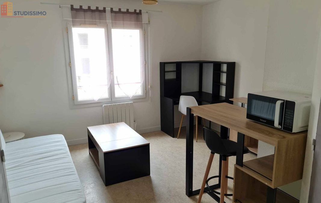 Studio meublé 20m² Poitiers - Meublé, DPE C - Photo 2