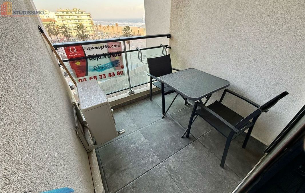 Studio 23m² Canet-en-Roussillon - 5e étage, DPE C - Photo 2