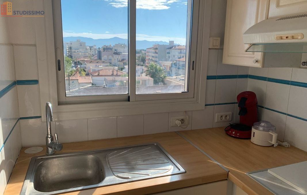 Studio 22m² Canet-en-Roussillon - Vue mer, dernier étage - Photo 5