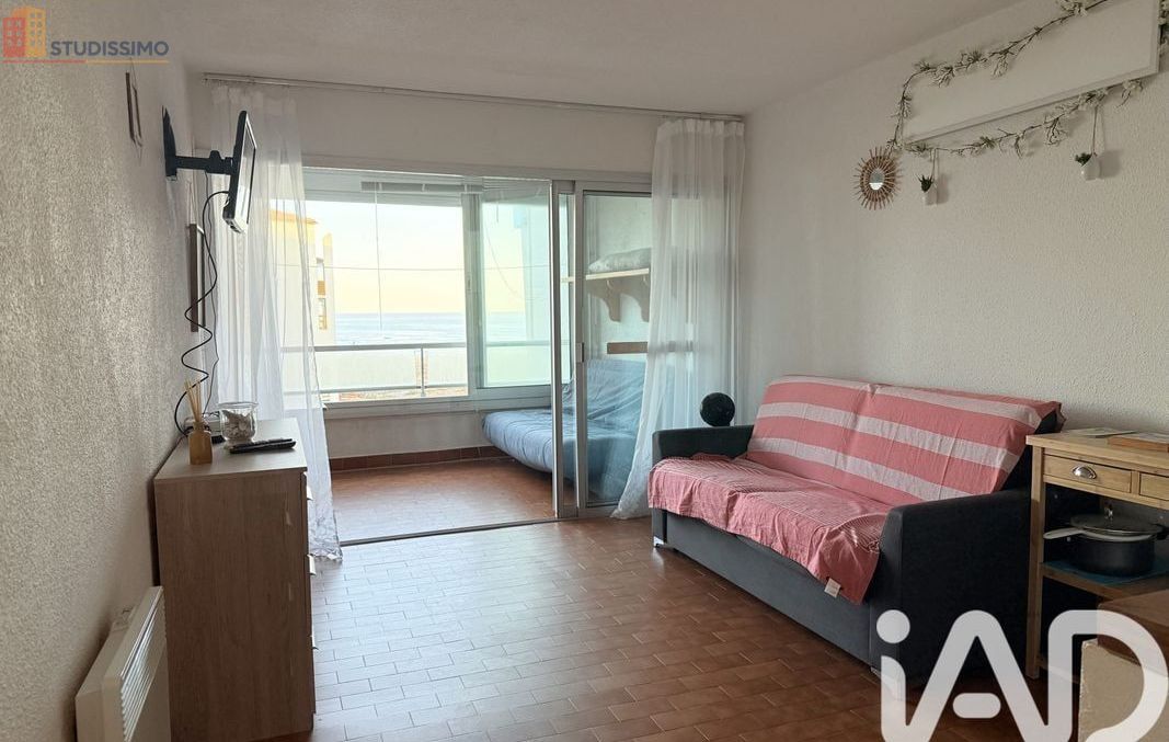 Studio 27m² Le Barcarès - Étage élevé, vue mer potentielle - Photo 7