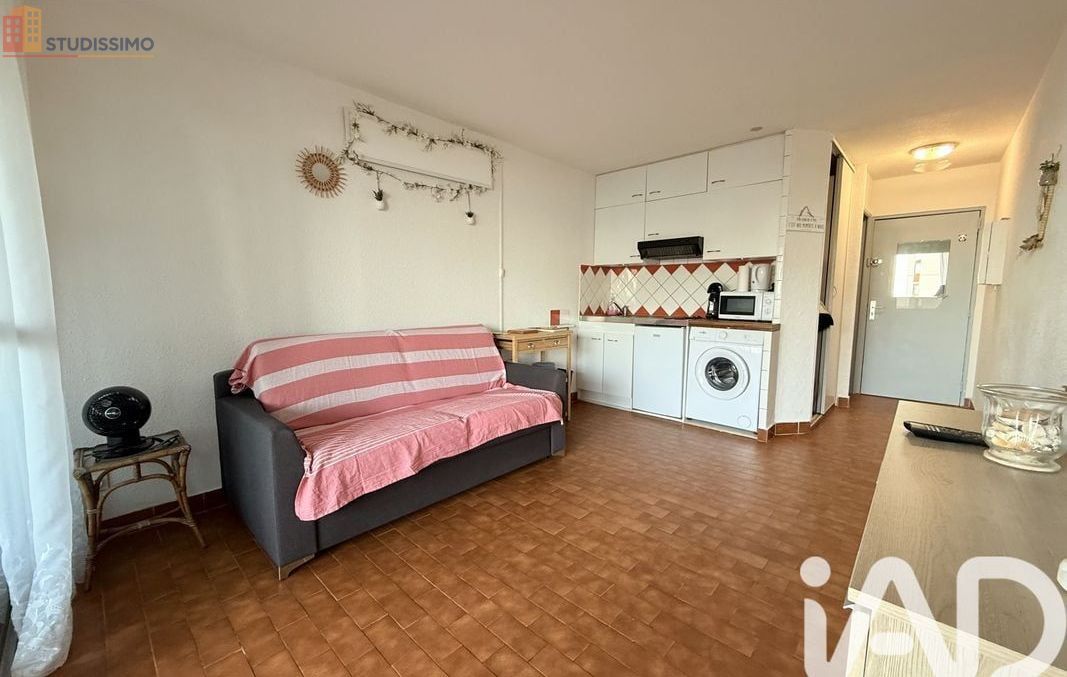 Studio 27m² Le Barcarès - Étage élevé, vue mer potentielle - Photo 6