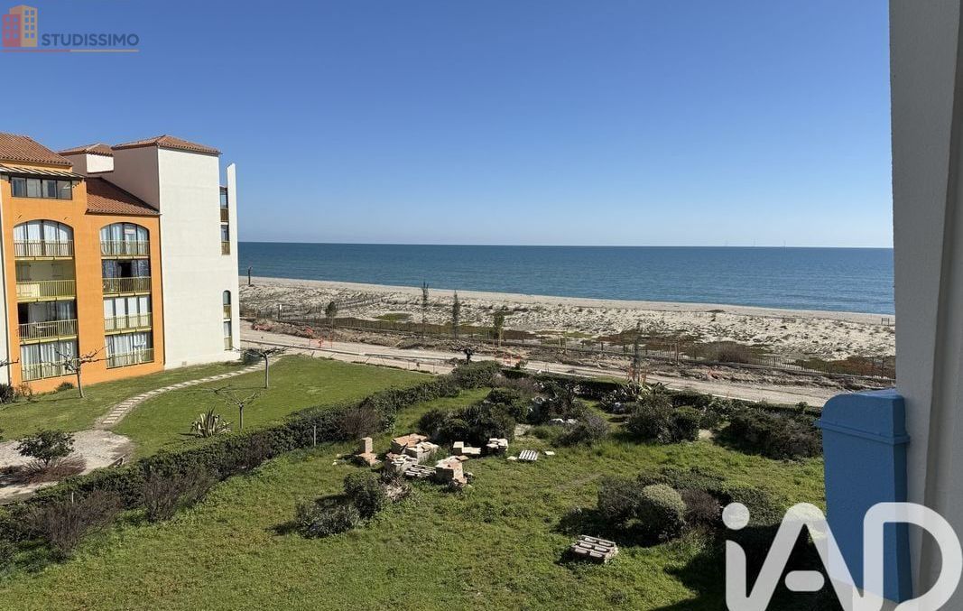 Studio 27m² Le Barcarès - Étage élevé, vue mer potentielle - Photo 1