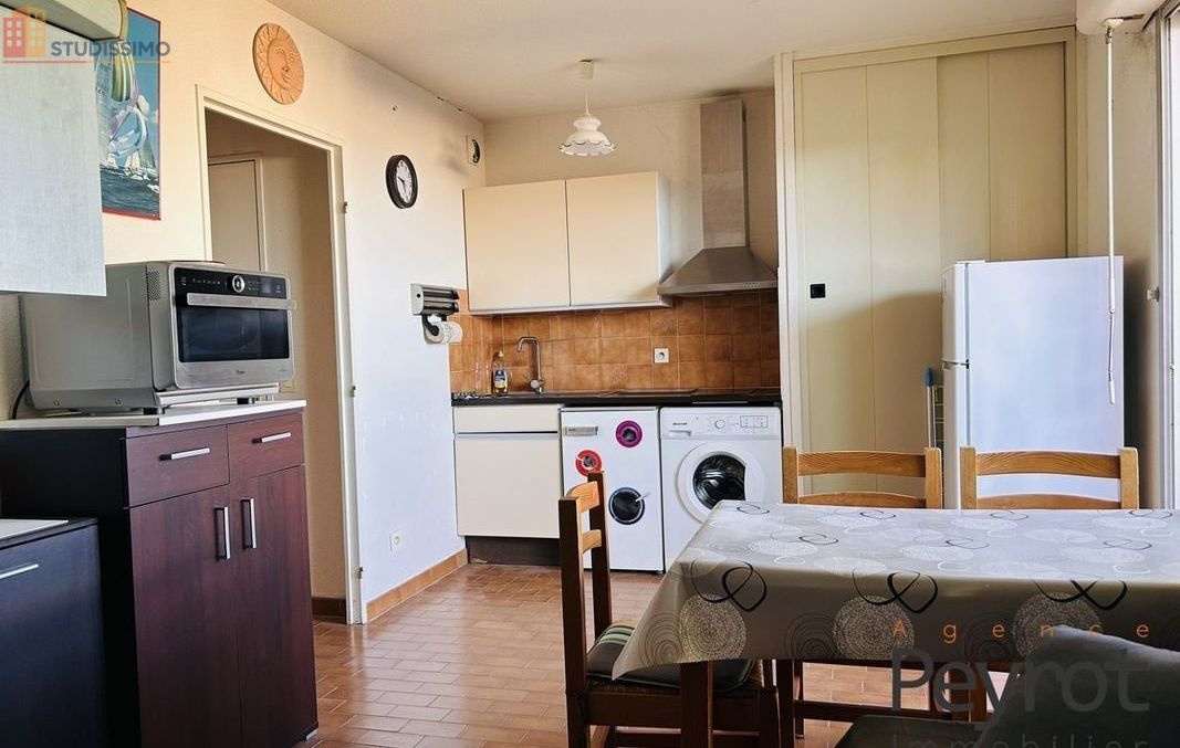 Studio 23m² Canet-en-Roussillon - 5e étage, vue dégagée - Photo 5