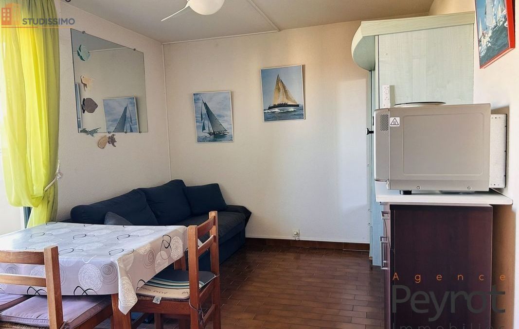 Studio 23m² Canet-en-Roussillon - 5e étage, vue dégagée - Photo 3