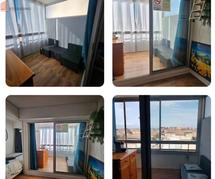 Studio 18m² Canet-en-Roussillon - Terrasse, vue Pyrénées - Photo 1