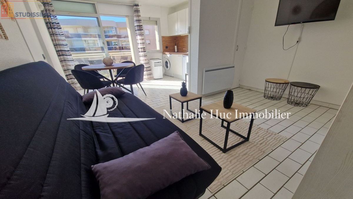 Studio 23m² Canet-en-Roussillon - Étage élevé, DPE C - Photo 4
