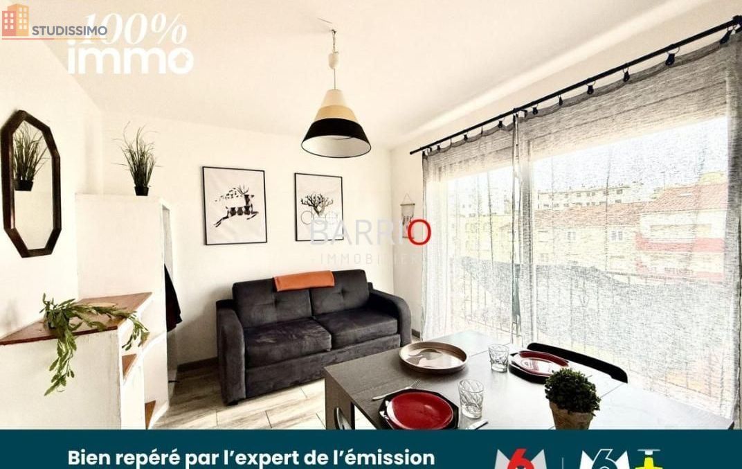 Studio 20m² Canet-en-Roussillon - Dernier étage, DPE C - Photo 5