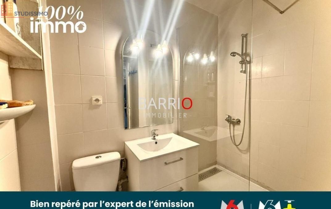 Studio 20m² Canet-en-Roussillon - Dernier étage, DPE C - Photo 2